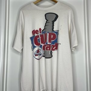 1990s Single Stitch Get Cup Crazy Avalanche 🏒